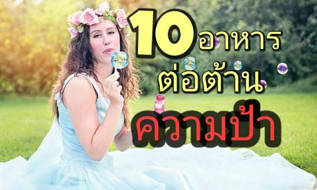 10 อาหาร ต่อต้านความป้า